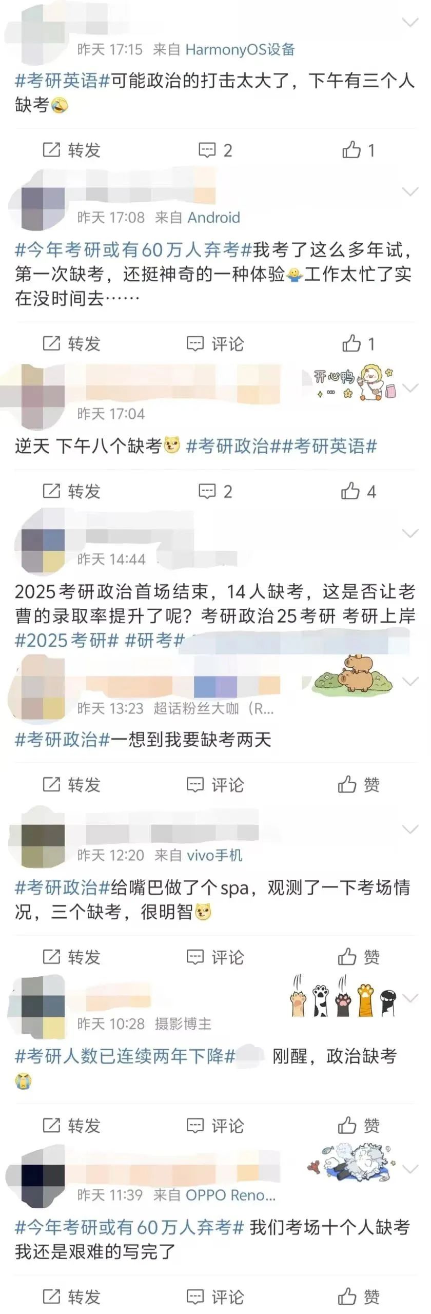 2025考研棄考人數(shù)！